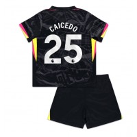 Chelsea Moises Caicedo #25 3rd trikot Kinder 2024-25 Kurzarm (+ Kurze Hosen)